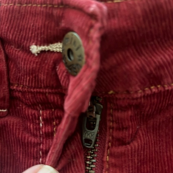 Mini Boden Burgundy CorduroyHeart Pocket Skirt Size 5-6 Y - Picture 5 of 10